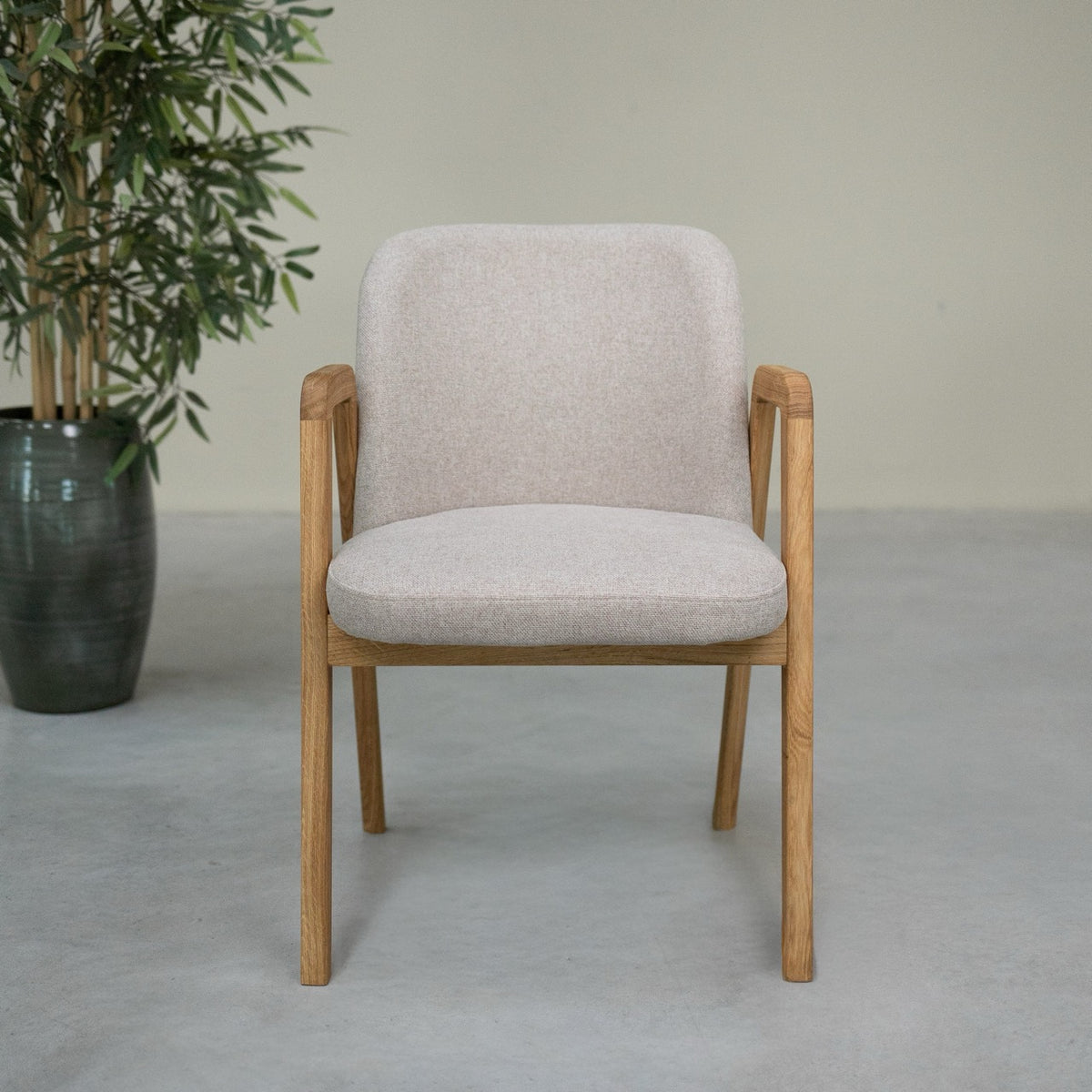 Pack de 2 o 4 sillas de madera maciza de roble Chill | VESKOR