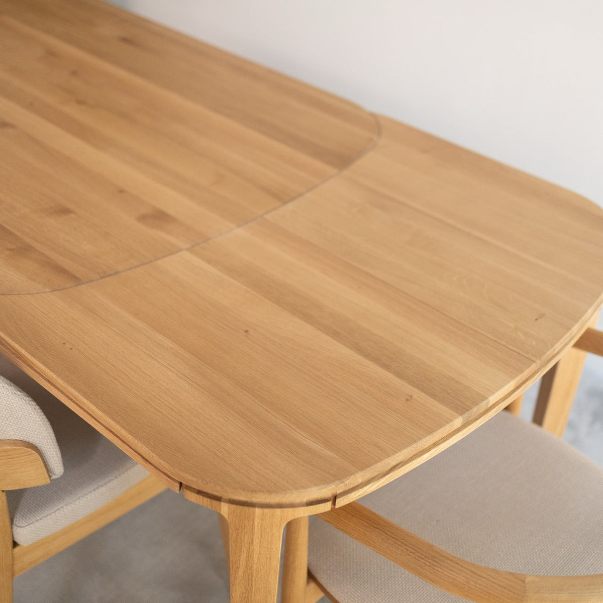 Mesa de comedor extensible madera maciza roble IKONA | VESKOR