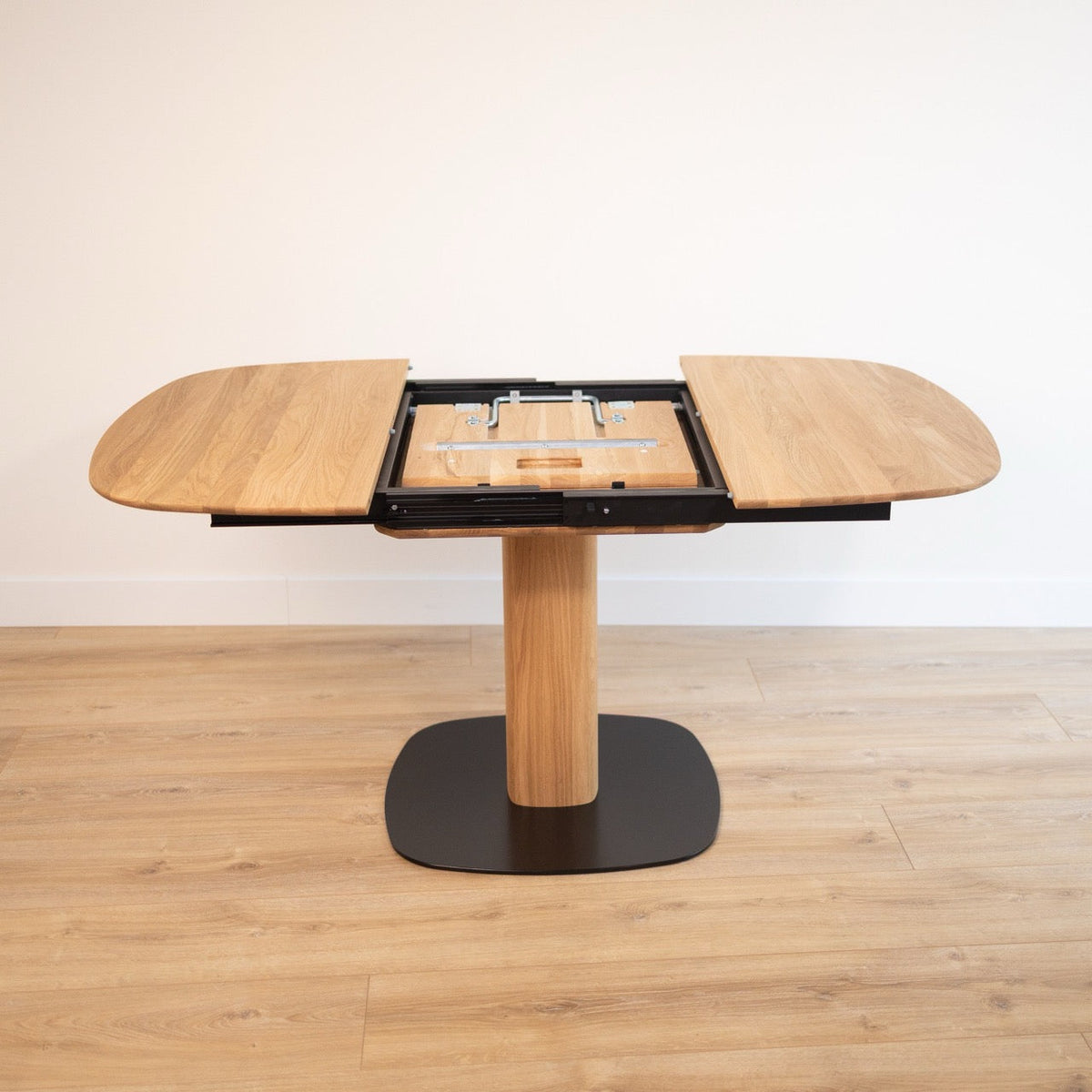 Mesa de comedor extensible madera maciza de roble LUNA | VESKOR