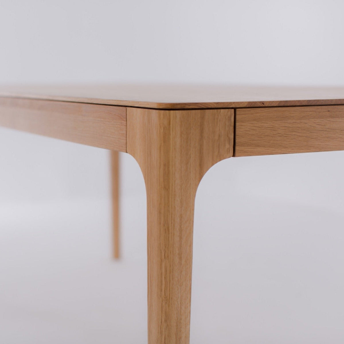 Mesa de comedor fija madera maciza de roble CREATIV | VESKOR