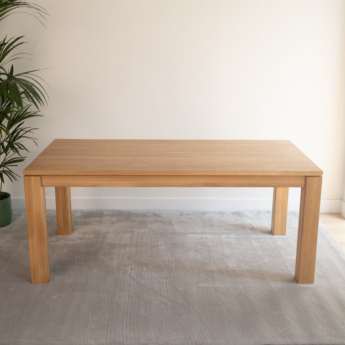 Mesa de comedor fija madera maciza de roble LUX 2020 | VESKOR
