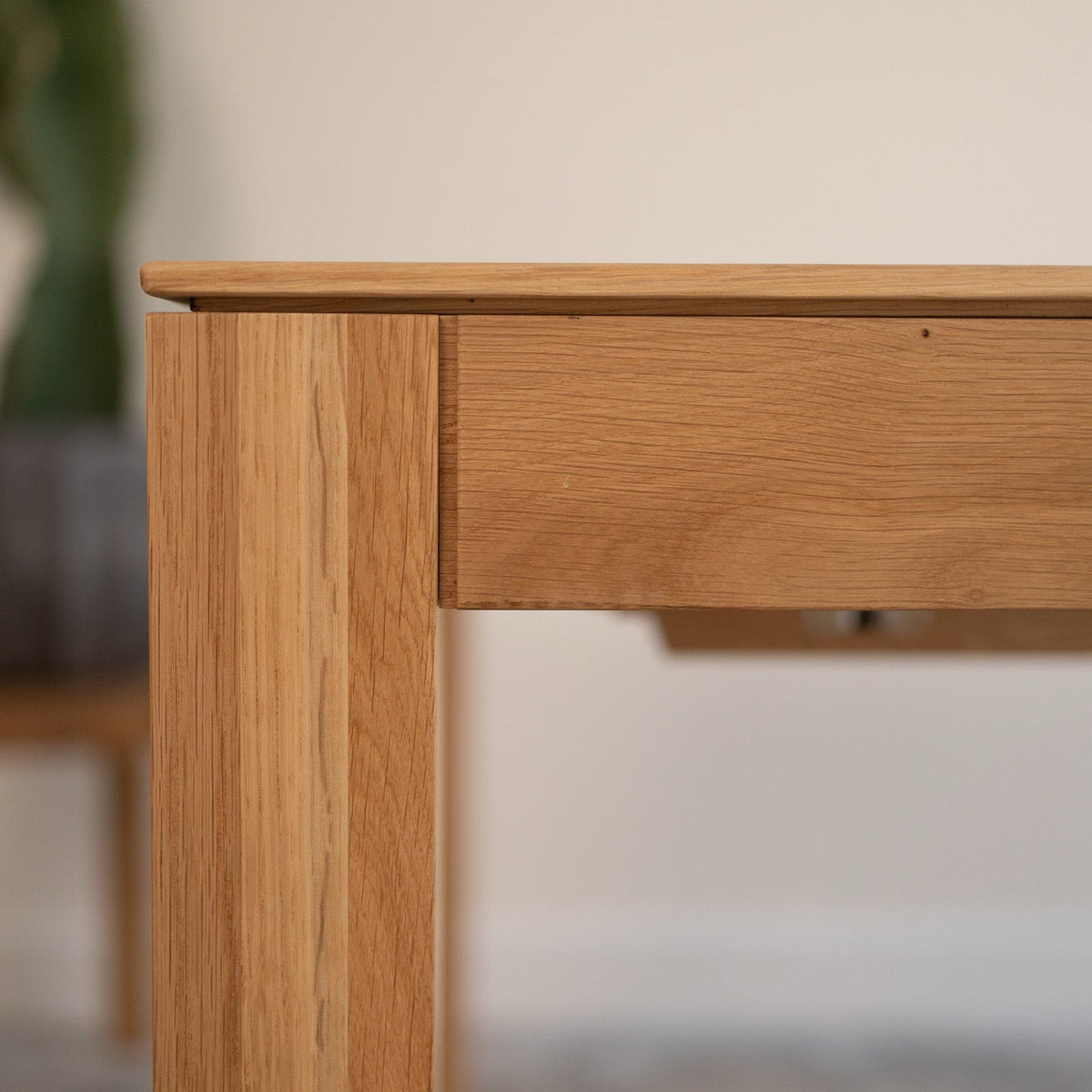 Mesa de comedor fija madera maciza de roble VERDI | VESKOR