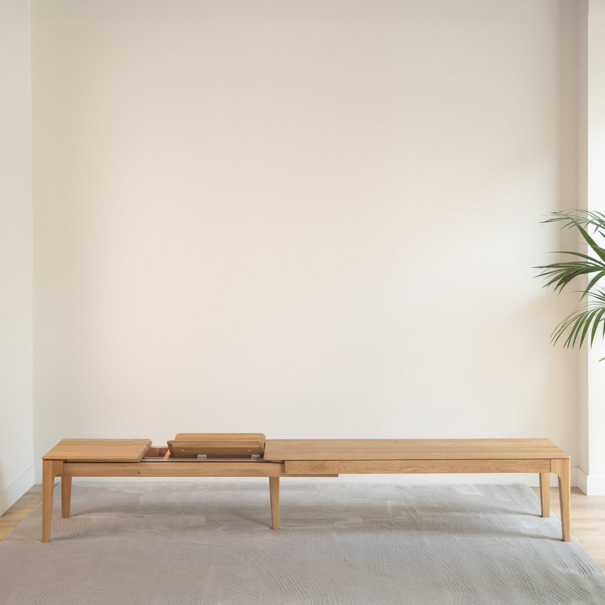 Banco de madera maciza de roble extensible Creativ | VESKOR