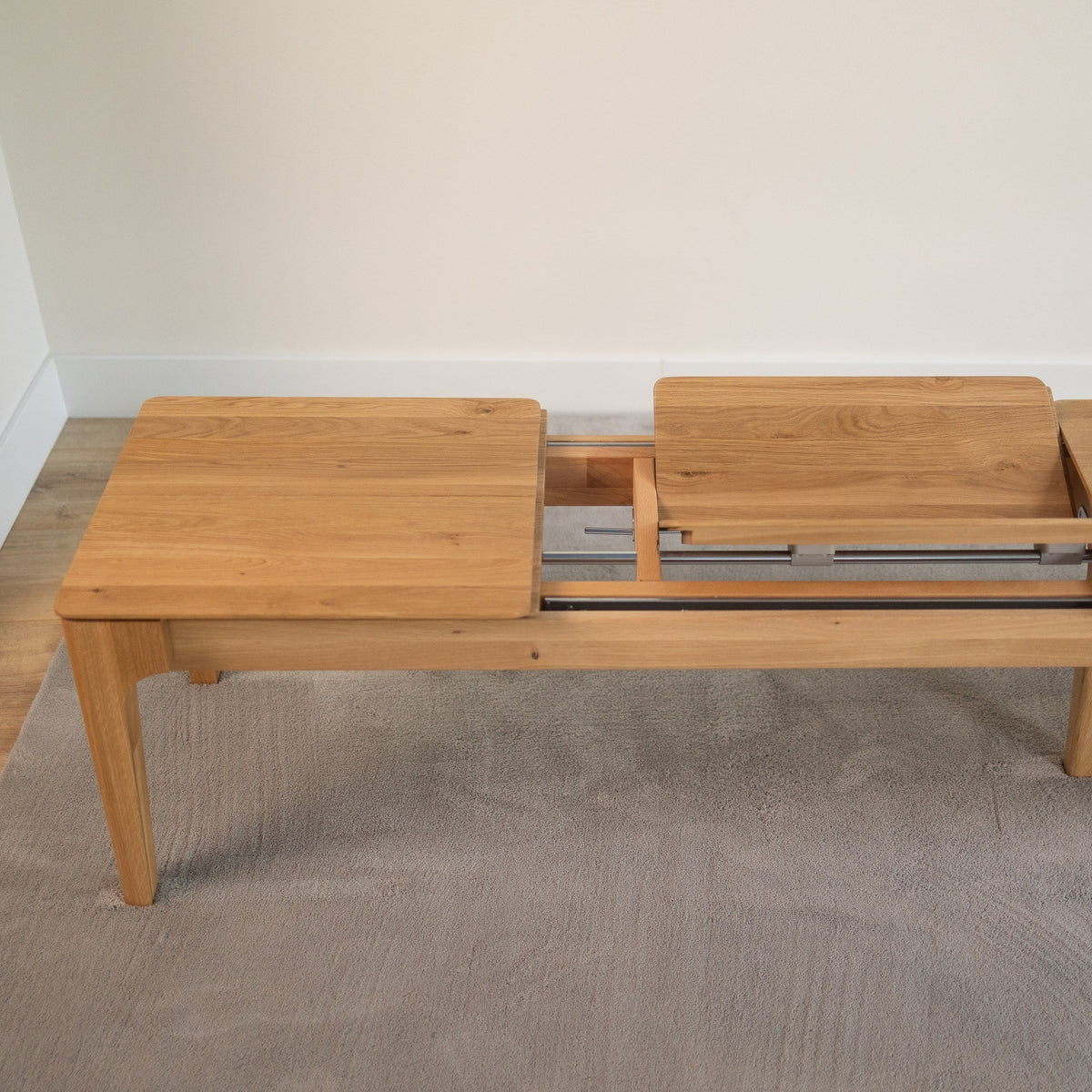 Banco de madera maciza de roble extensible Creativ | VESKOR