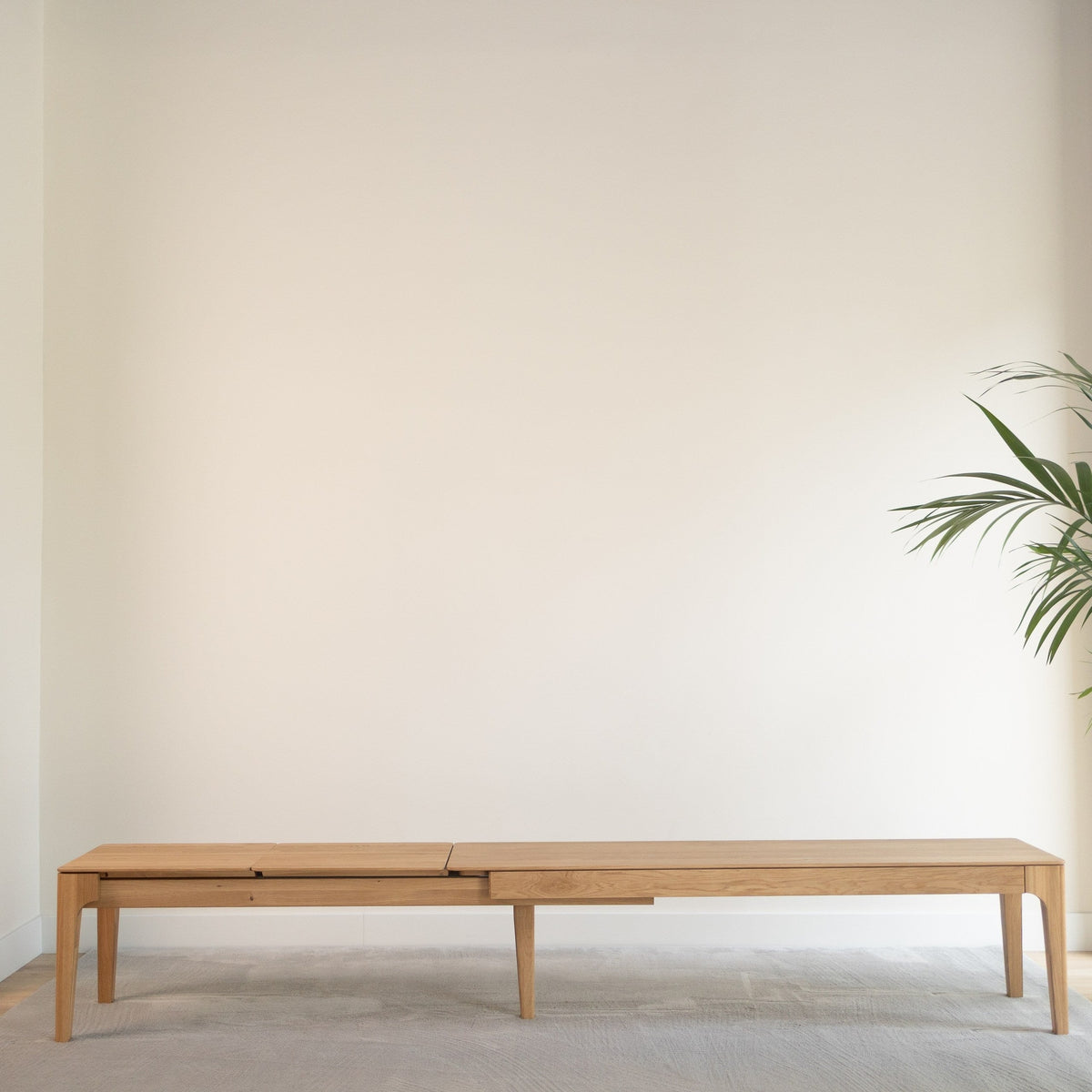 Banco de madera maciza de roble extensible Creativ | VESKOR