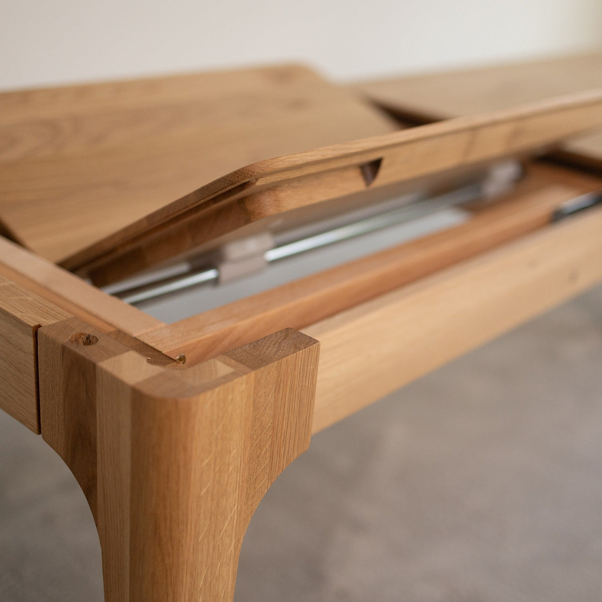 Banco de madera maciza de roble extensible Creativ | VESKOR