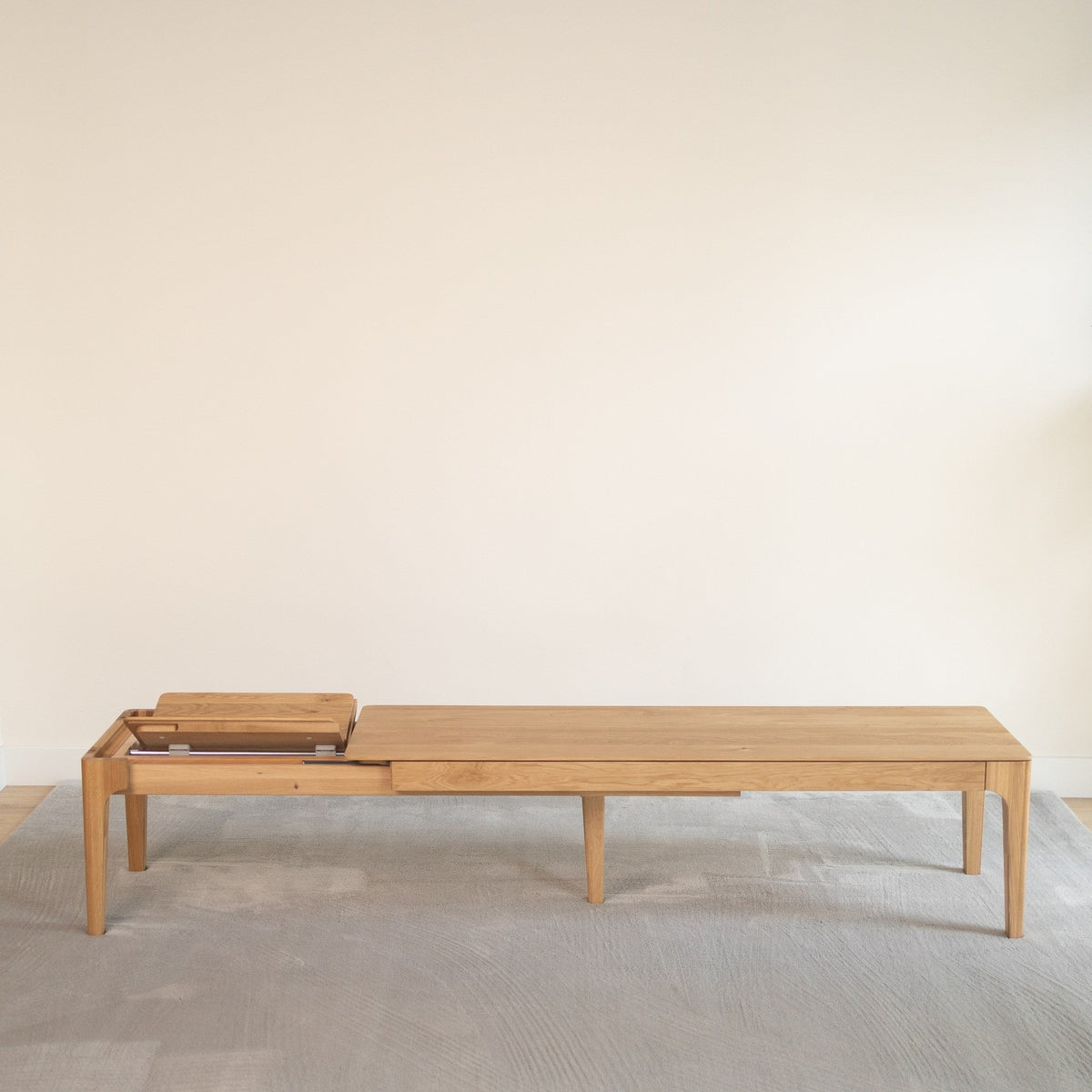 Banco de madera maciza de roble extensible Creativ | VESKOR