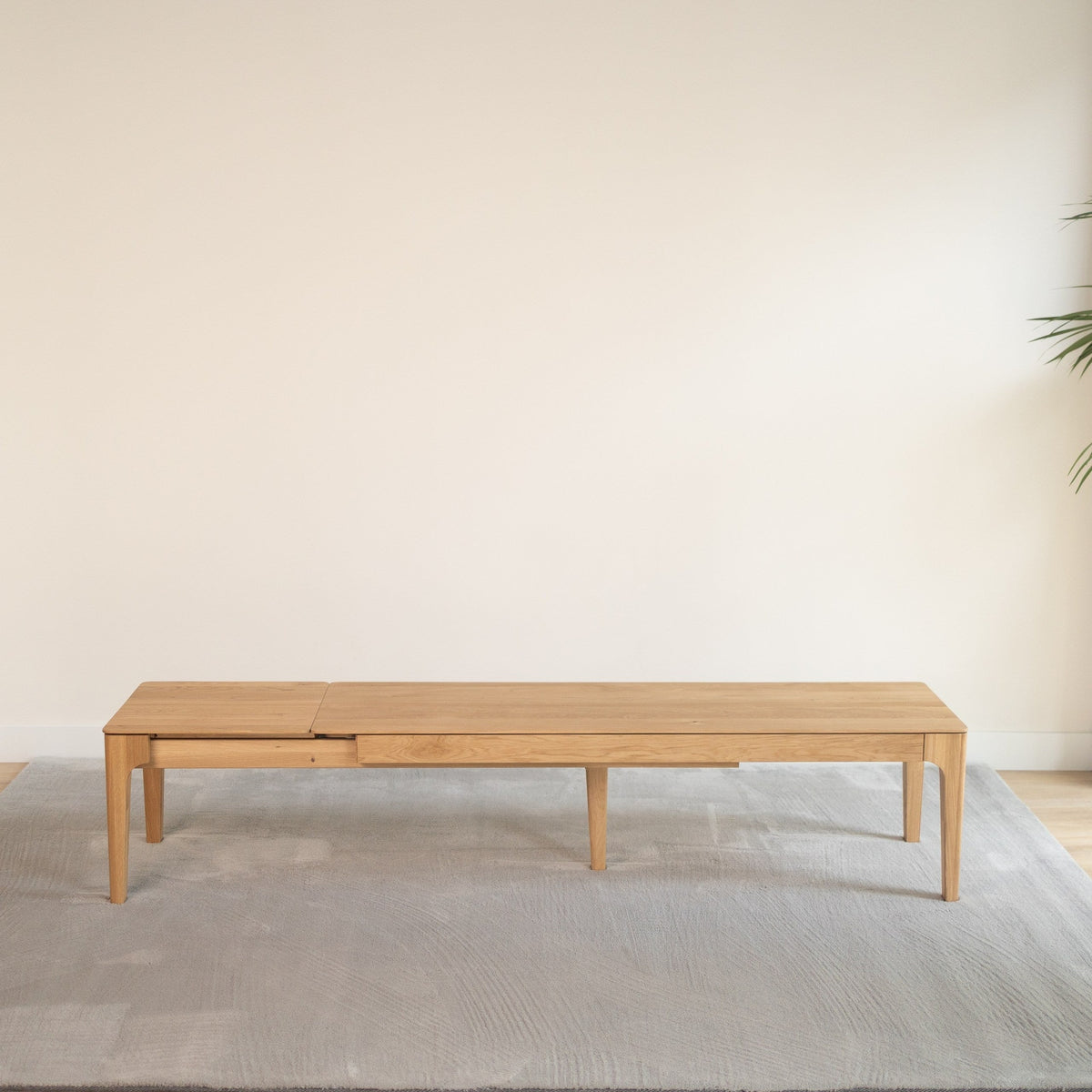 Banco de madera maciza de roble extensible Creativ | VESKOR