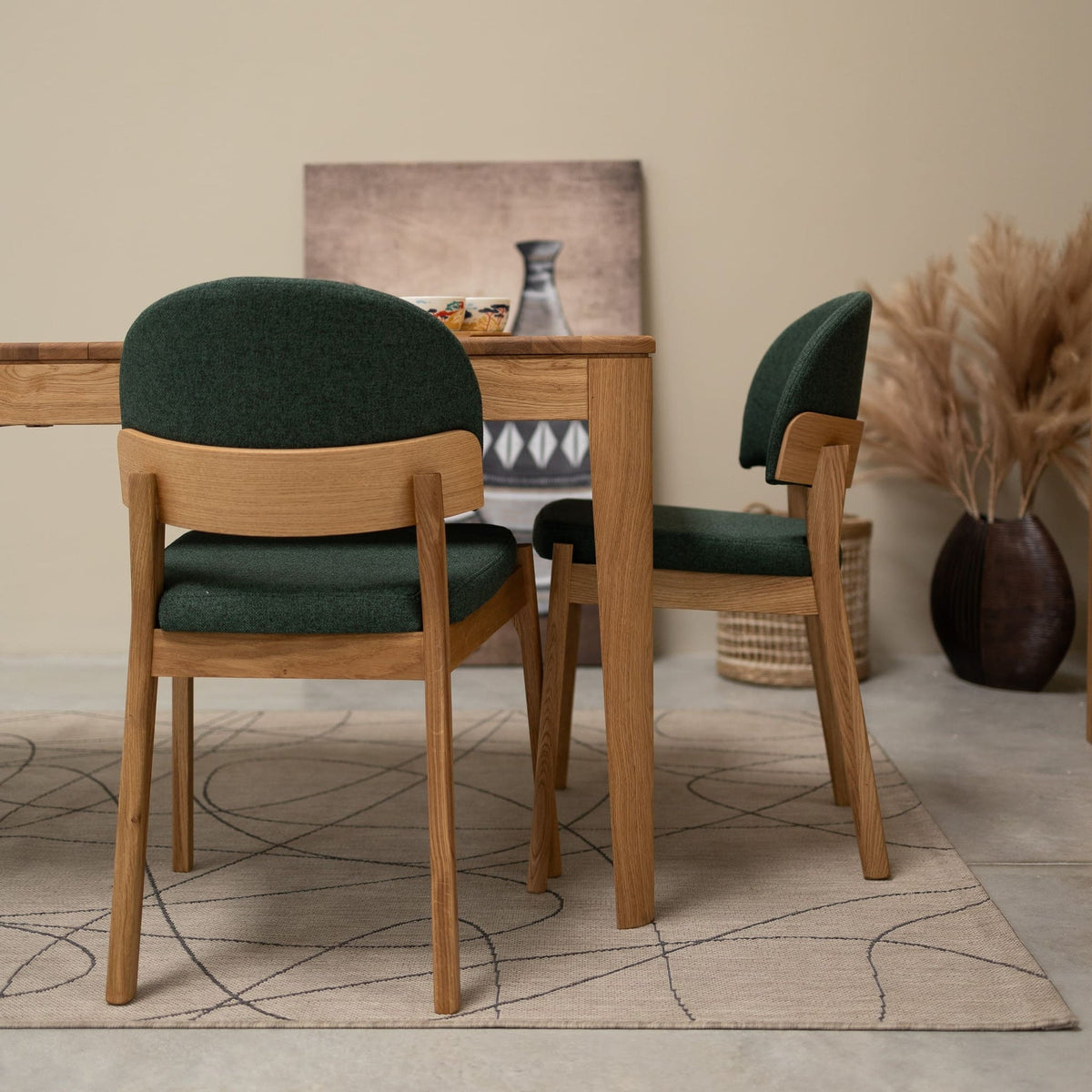 Pack of 2 or 4 Astrid Solid Oak Wood Chairs | VESKOR