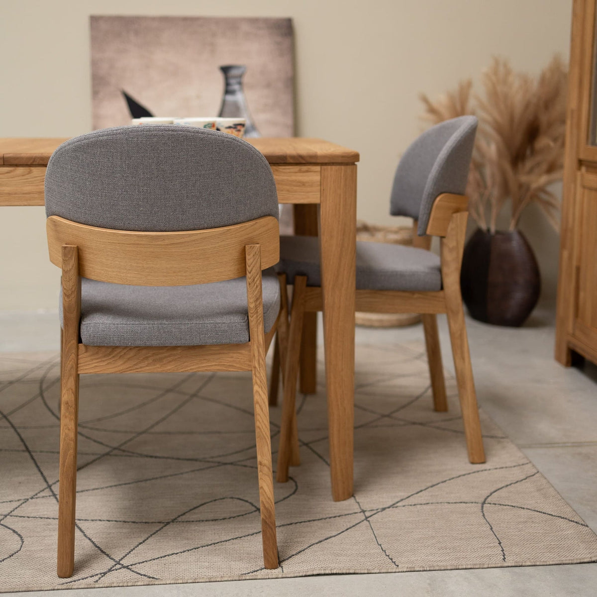 Pack of 2 or 4 Astrid Solid Oak Wood Chairs | VESKOR