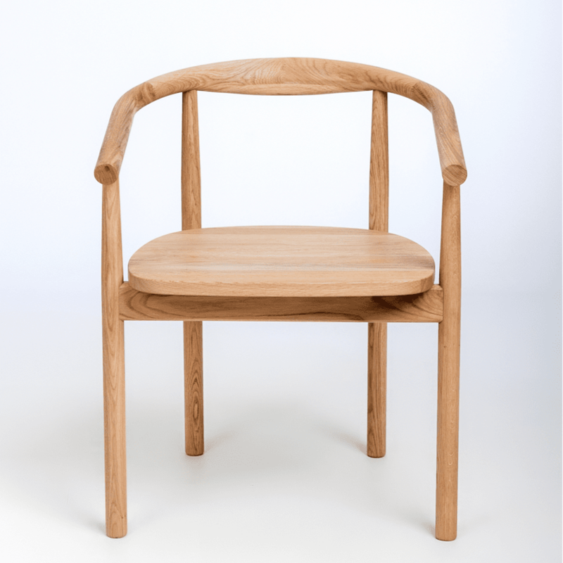 Pack de 2 o 4 sillas de madera maciza de roble Lea | VESKOR