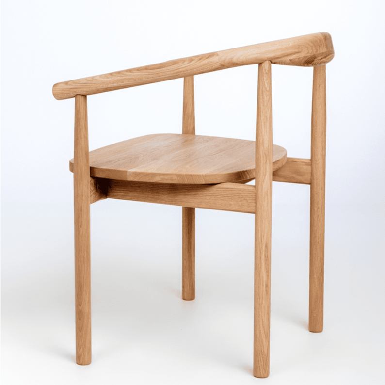 Pack de 2 o 4 sillas de madera maciza de roble Lea | VESKOR