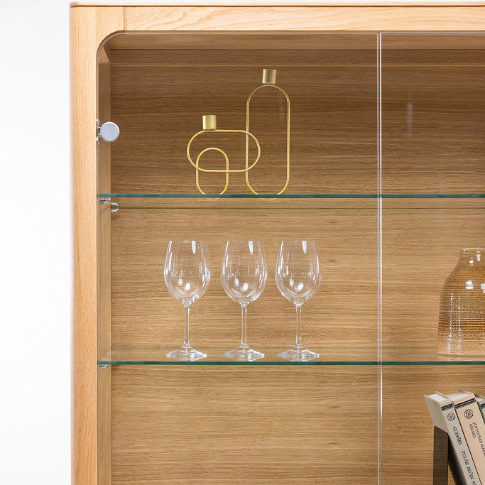 Vitrina de madera maciza de haya CREATIV | VESKOR