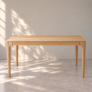 Mesa de comedor fija madera maciza de roble CREATIV | VESKOR
