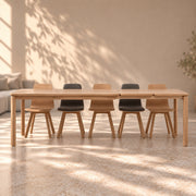 Mesa de comedor extensible madera maciza de haya GOLF | VESKOR
