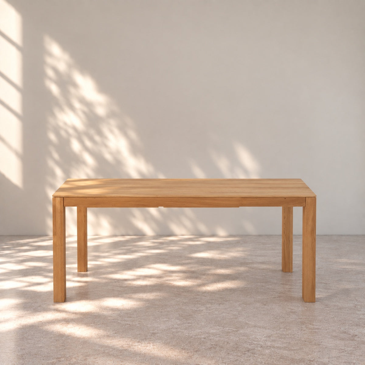Mesa de comedor extensible madera maciza de roble VERDI | VESKOR