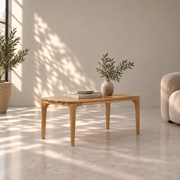 Mesa de centro de madera maciza de Roble Ikona | VESKOR