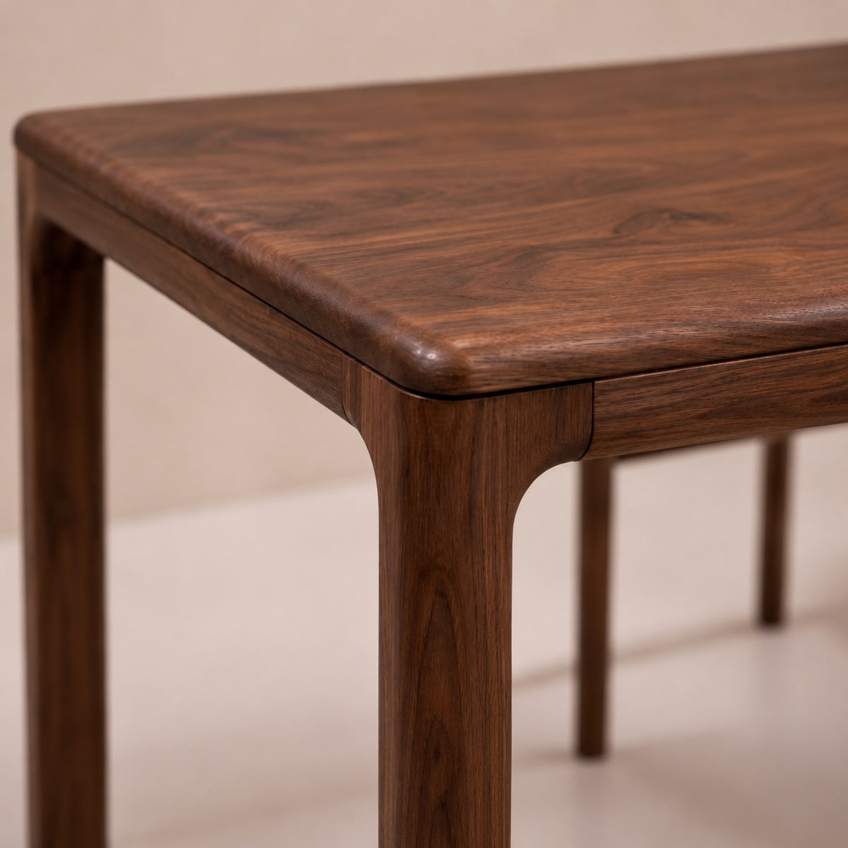 Mesa de comedor de madera maciza de Nogal fija Mondo | VESKOR