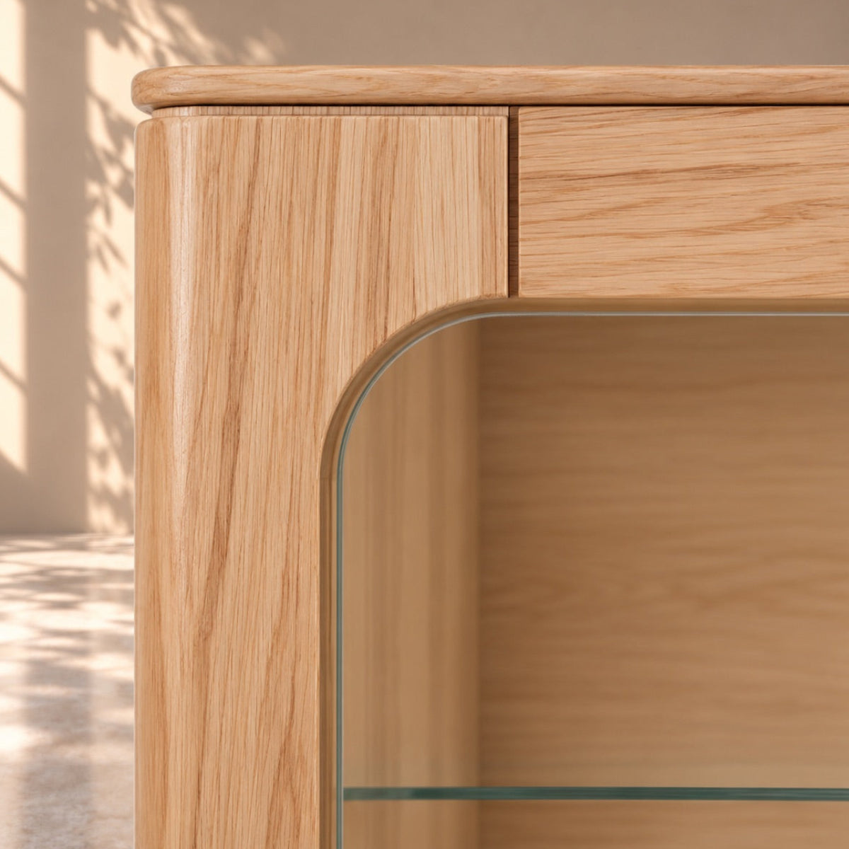 Vitrina de madera maciza de haya CREATIV | VESKOR