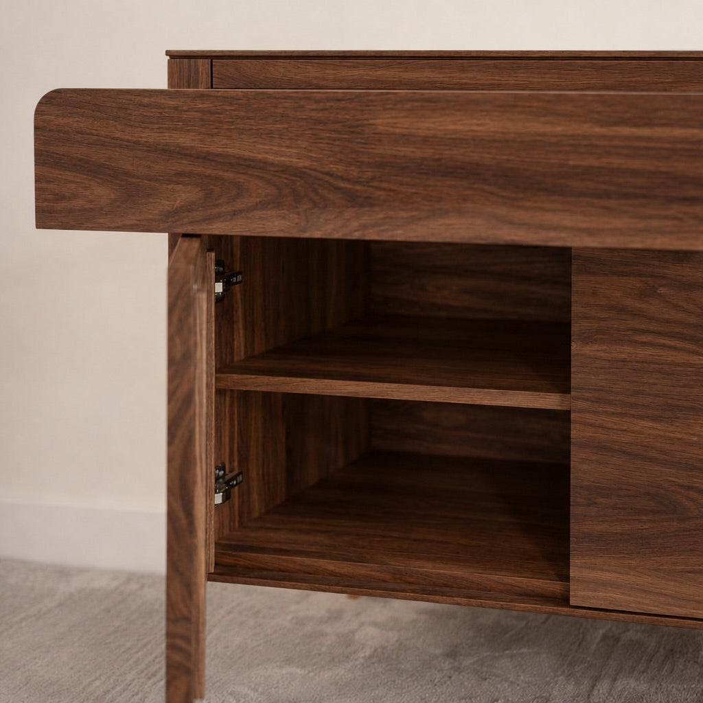 Aparador de madera maciza de Nogal Creativ 90 | VESKOR