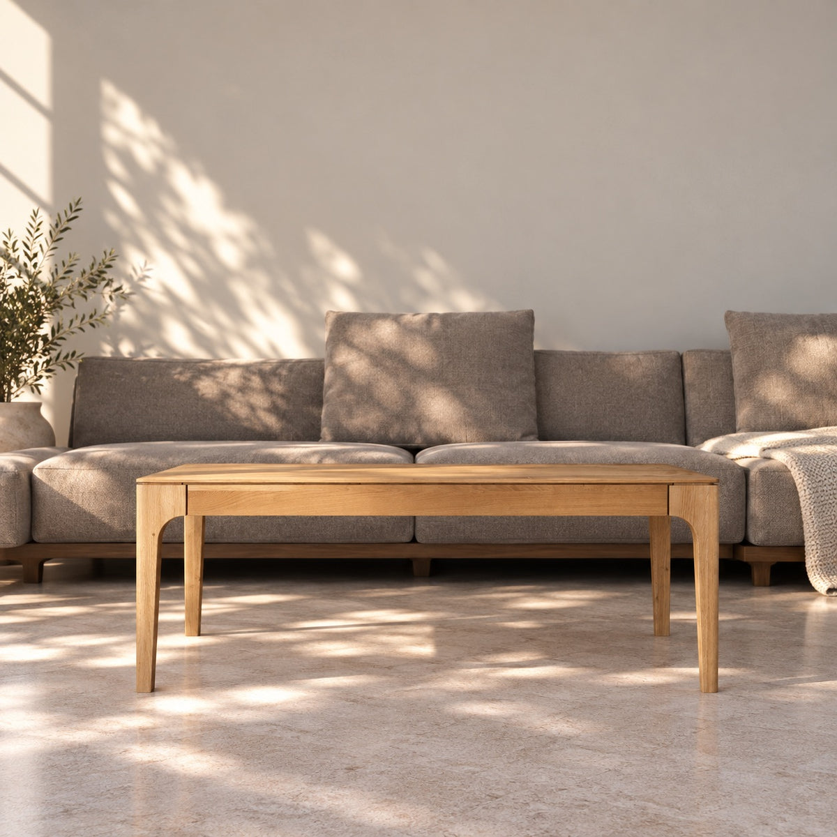 Mesa de centro madera maciza de roble CREATIV | VESKOR