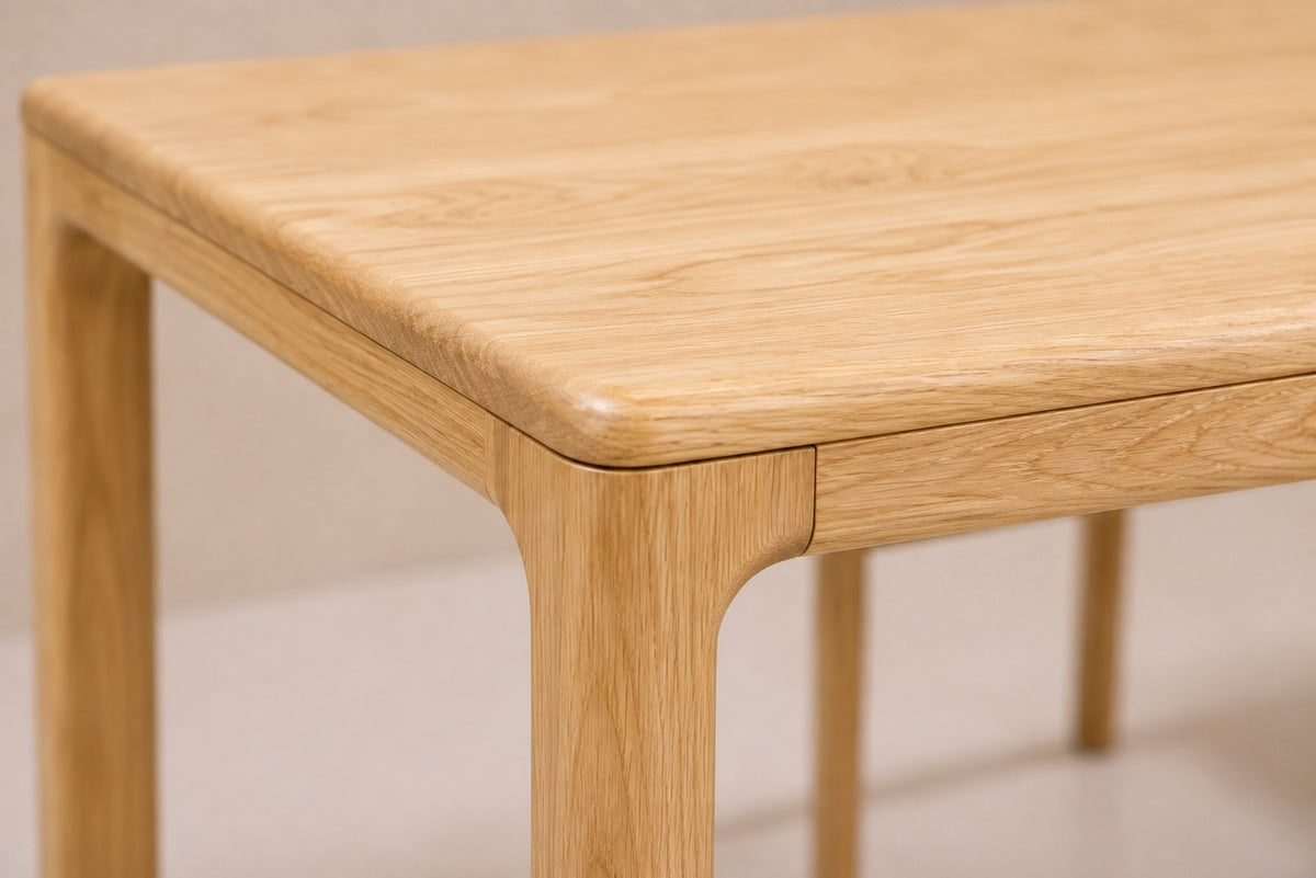 Mesa de comedor extensible de madera maciza de haya MONDO | VESKOR