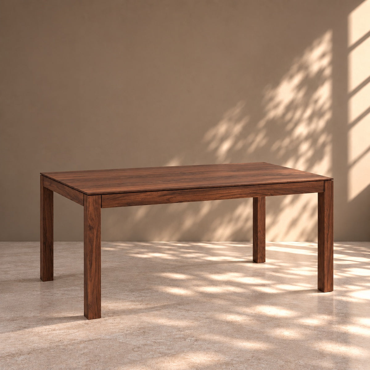 Mesa de comedor de madera maciza de Nogal extensible Verdi | VESKOR