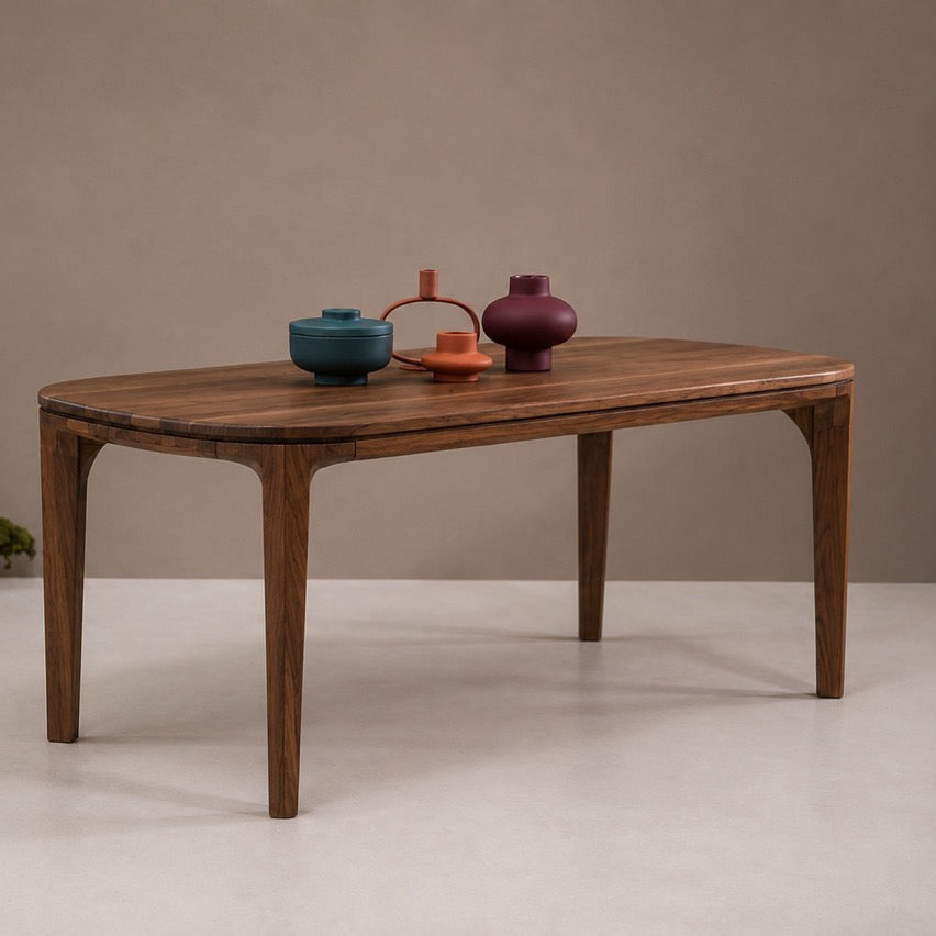 Mesa de centro de madera maciza de nogal IKONA | VESKOR