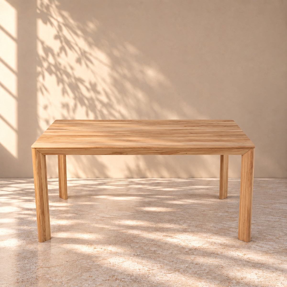 Mesa de comedor extensible madera maciza de haya DITA | VESKOR