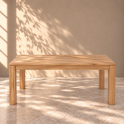 Mesa de comedor fija madera maciza de haya LUX 2020 | VESKOR