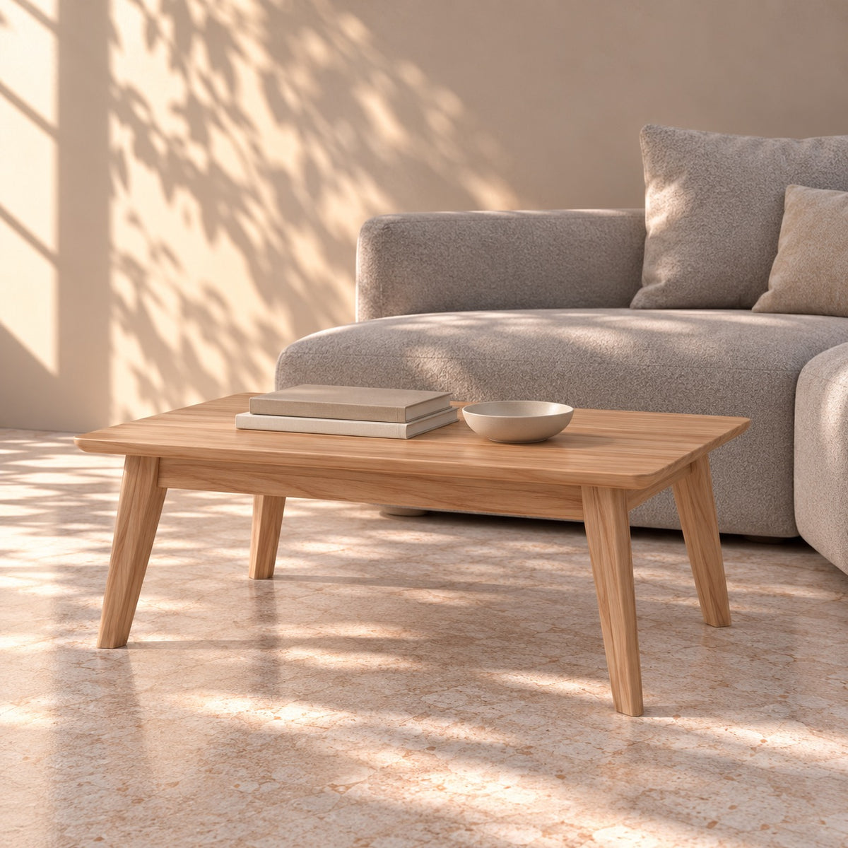 Mesa de centro madera maciza de haya PREMIER | VESKOR