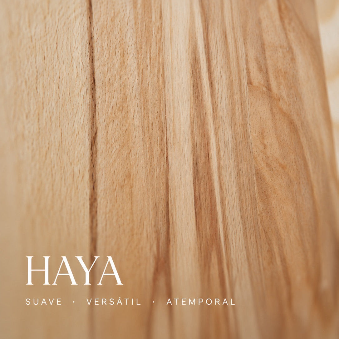Mesa auxiliar con estante de madera maciza de haya CREATIV | VESKOR