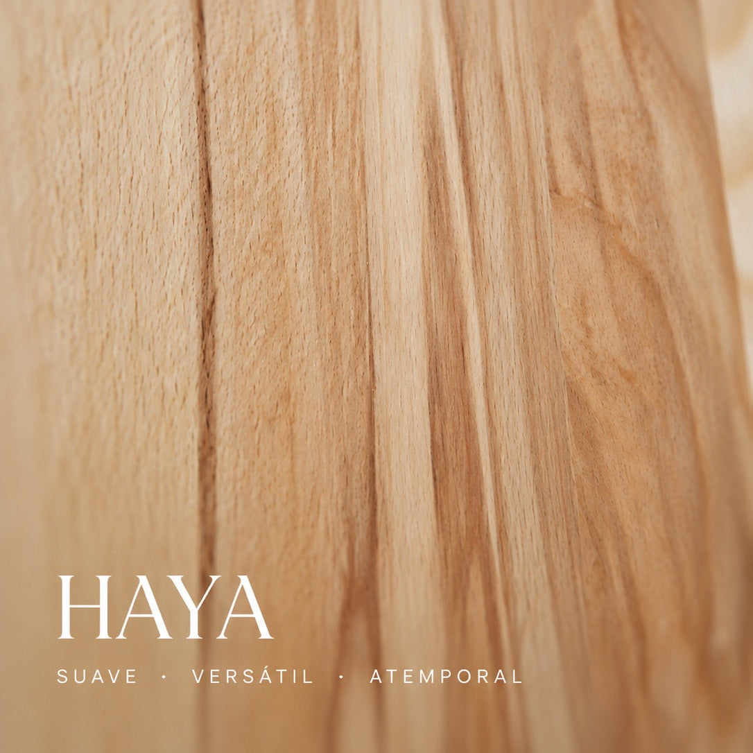 Mesa de comedor extensible de madera maciza de haya MONDO | VESKOR