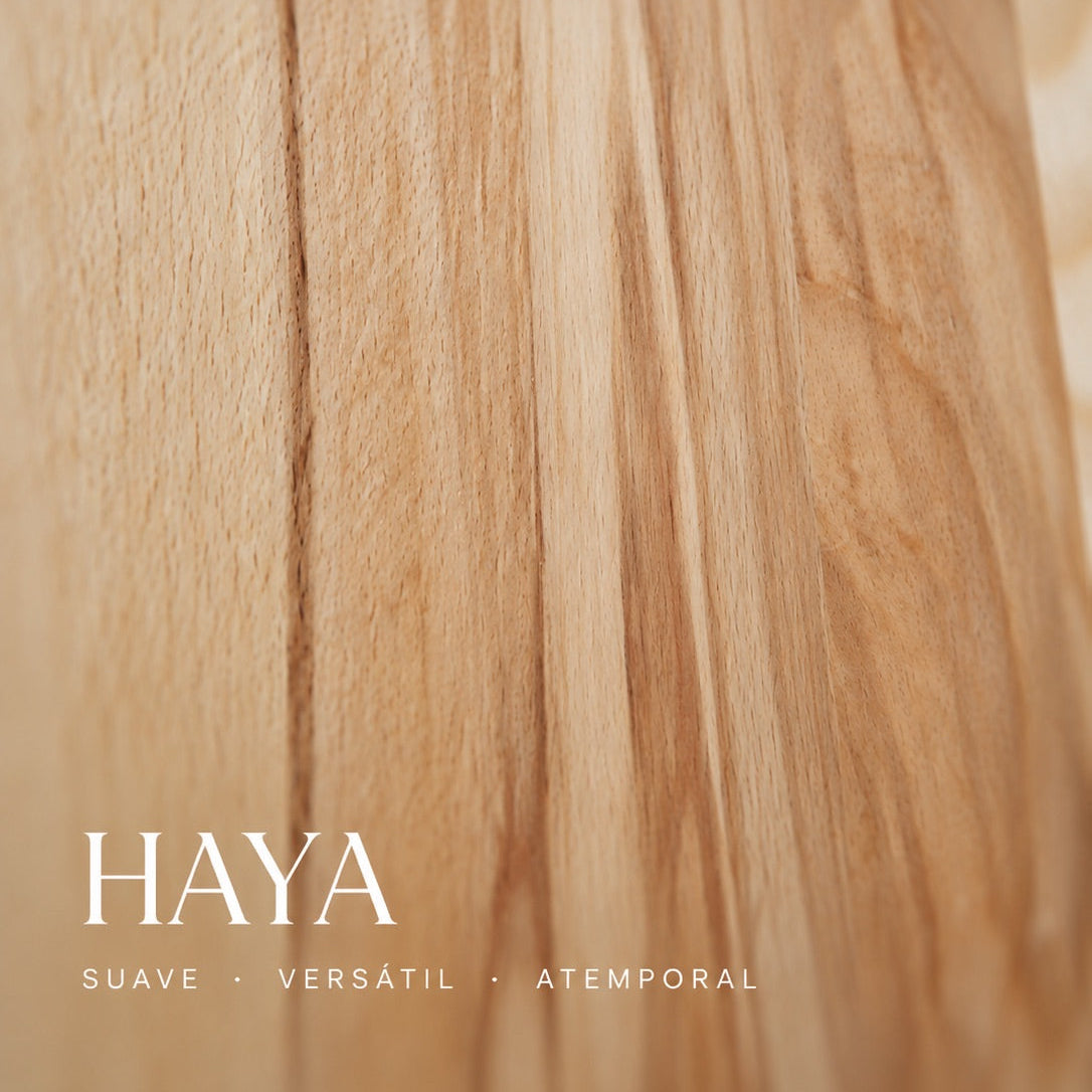 Mesa de comedor extensible madera maciza de haya LUNA | VESKOR