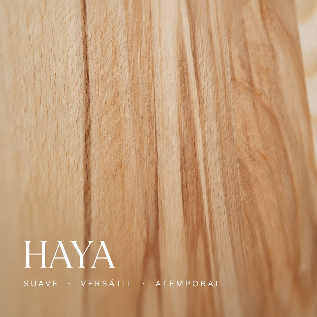 Mesa de comedor de madera maciza de haya fija Premier | VESKOR