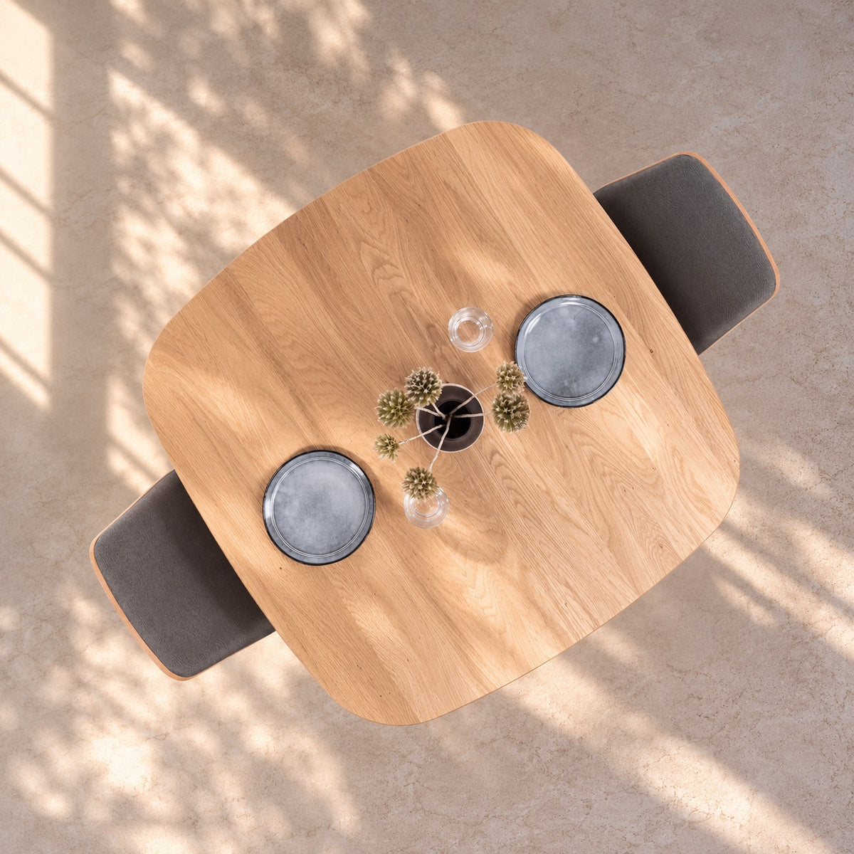 Mesa de comedor fija madera maciza de roble IKONA | VESKOR