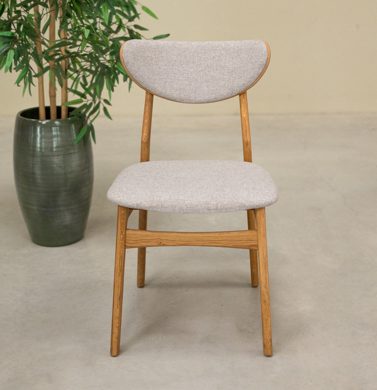 Pack de 2 o 4 sillas de madera maciza de roble Maxwell | VESKOR