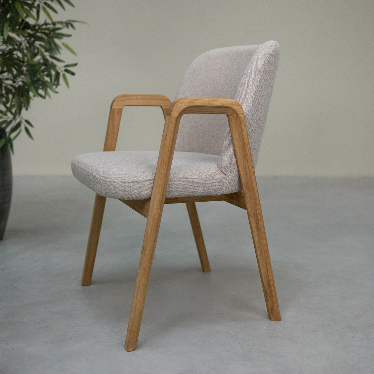 Pack de 2 o 4 sillas de madera maciza de roble Chill | VESKOR