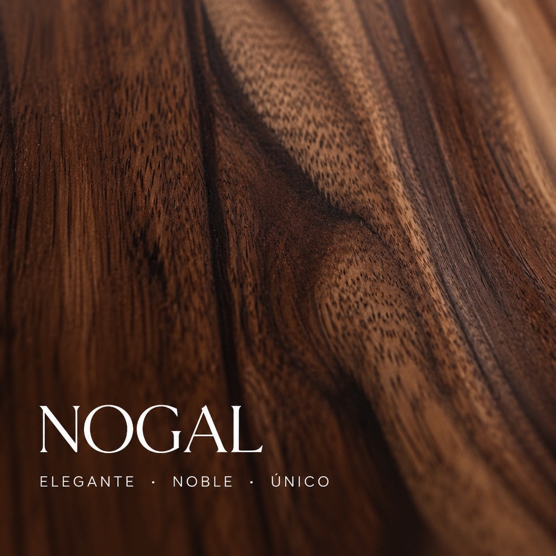Mesa de centro de madera maciza de nogal GOLF | VESKOR