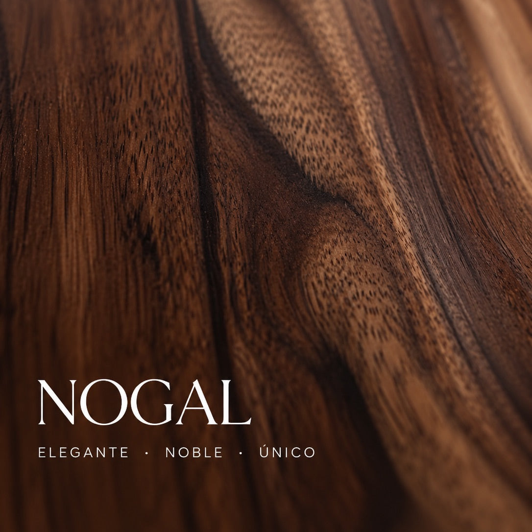 Mesa de comedor de madera maciza de Nogal fija Mondo | VESKOR