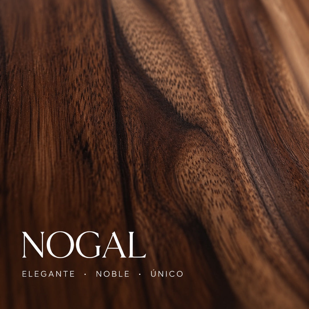 Mesa de comedor de madera maciza de Nogal fija Verdi | VESKOR