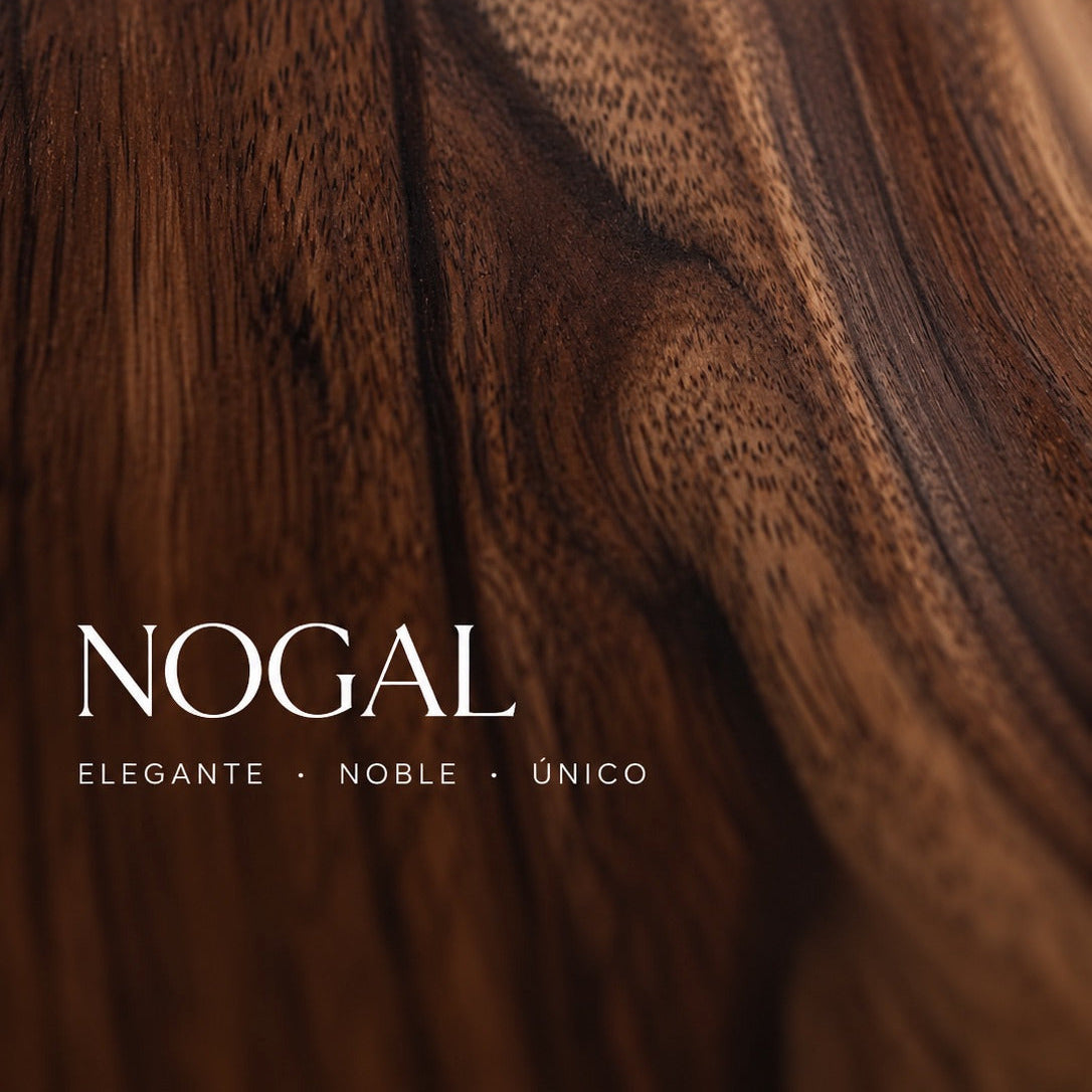 Mesa de comedor de madera maciza de nogal fija Ikona | VESKOR
