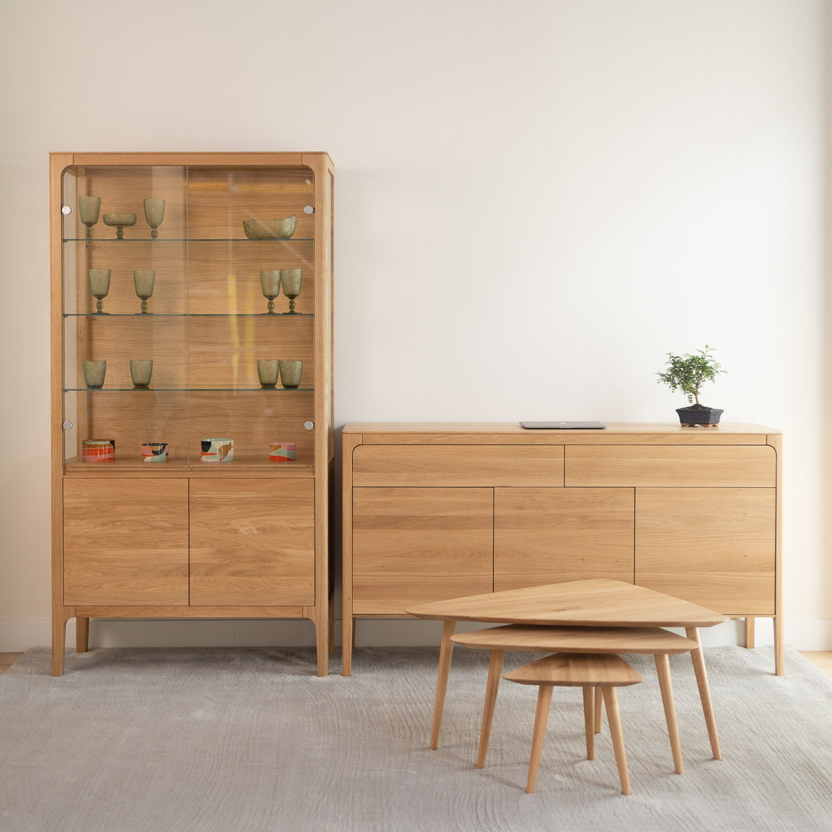 Aparador de madera maciza de Roble Creativ 90 | VESKOR