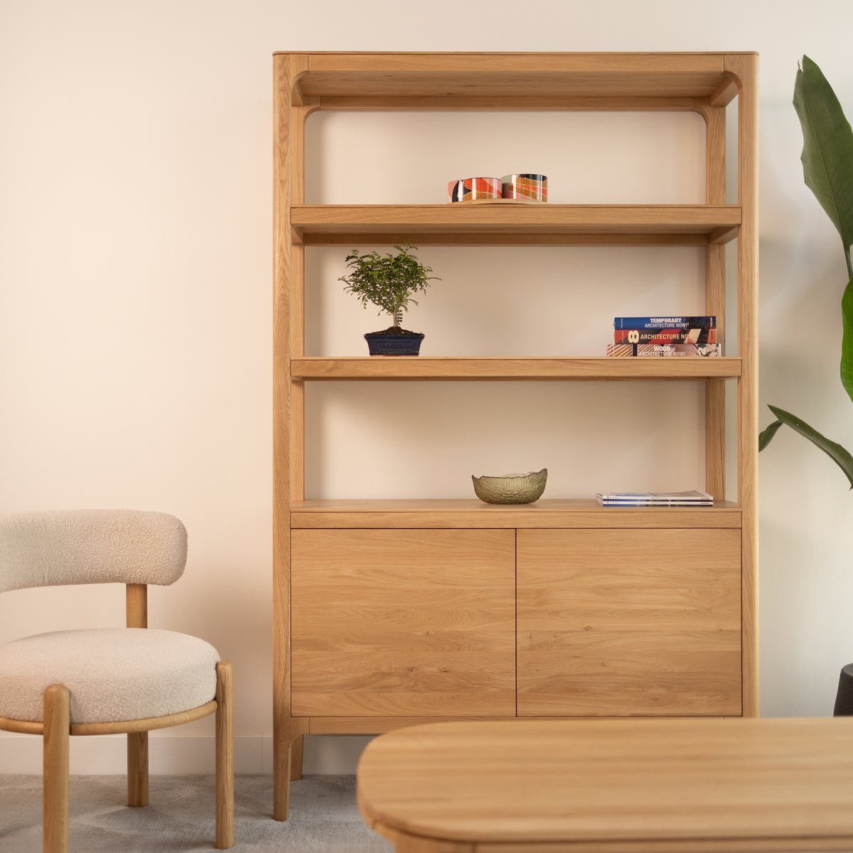 Librería de madera maciza de Roble Creativ | VESKOR