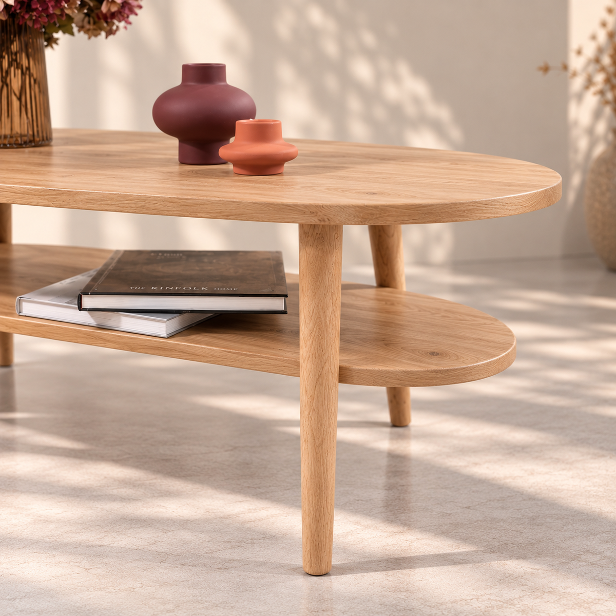 Mesa de centro de madera maciza de Roble Ella | VESKOR