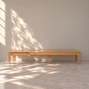 Banco de madera maciza de Roble extensible Creativ | VESKOR