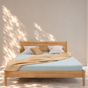 Cama de madera maciza roble AURA | VESKOR