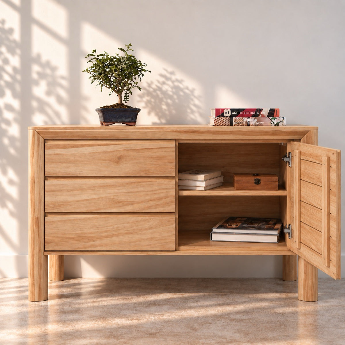 Aparador de madera maciza de Roble Dita 72 | VESKOR
