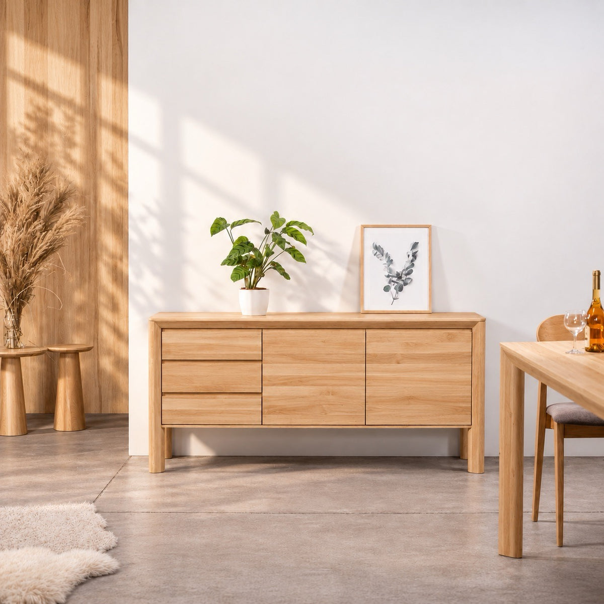 Aparador de madera maciza de Roble Dita 72 | VESKOR