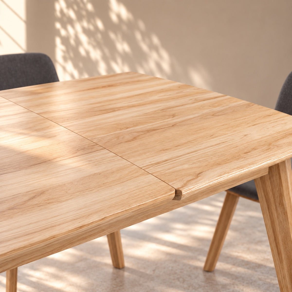 Mesa de comedor extensible madera maciza de haya KAMBIO 1 | VESKOR
